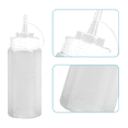 thumbnail image 3 of Juego de 2 dispensadores de alimentos transparentes y duraderos, a prueba de fugas, botella con chorro, accesorio de plancha con tapa para salsas, aceite y condimentos, 3 of 5
