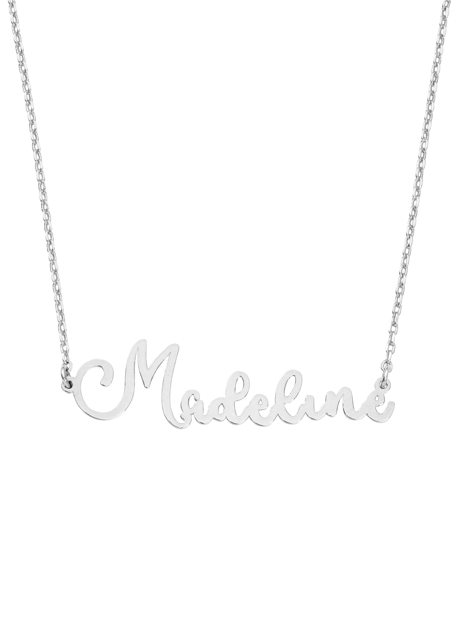 Personalized Planet Fancy Script Name Necklace ,Women's