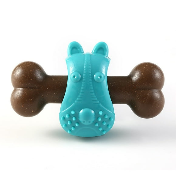 Hearth & Gear Jouets à Mâcher pour Chien Jouets pour Chien Os en Caoutchouc Jouets à Mâcher pour Petits et Moyens Chiens Aide Interactive à la Santé Soutien au Comportement de Mâchonnement Brosse à Mâcher pour Chien avec Dentifrice Touche Tic-Tac