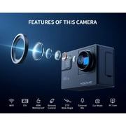 Sport Camera 4K Action Cam 60FPS 24MP 40M Underwater Cam Waterproof EIS Stabilization 170° Wide Angle Helmet Multiple Accessories New 4k