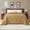 Mocha, variant on Bestier Sorona Eco Fabric Comforter Queen Size| Extra Fluffy Down Alternative Duvet Skin-Friendly Bedding for All Season, Machine Washable, White (90x90 inches)