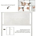 thumbnail image 5 of Christian Queen Size Headboard, Rustic, Solid Wood Bedroom Furniture, White, 5 of 11