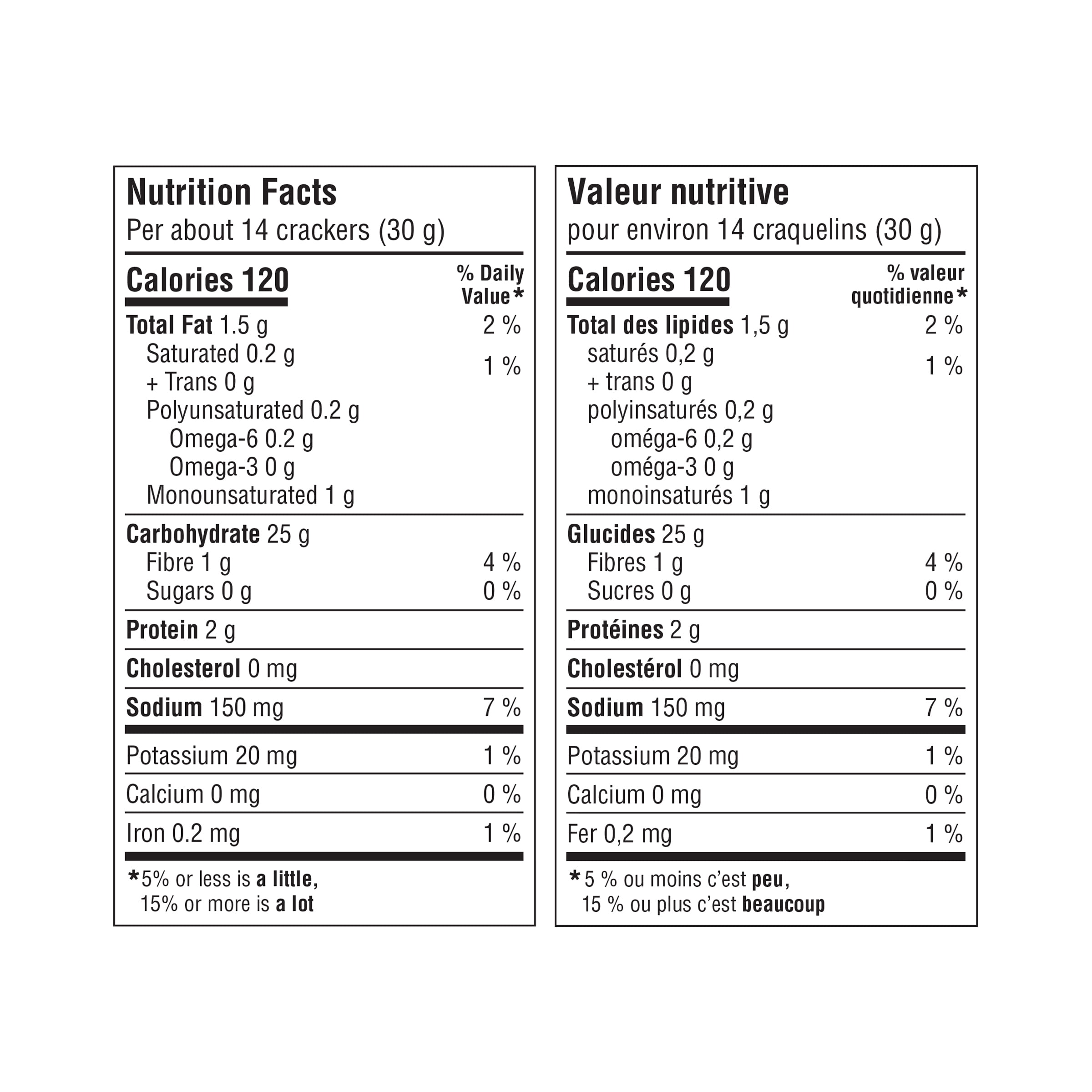 Craquelins au riz Sel de mer et poivre noir Great Value 100 g