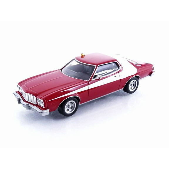 1975 Ford Gran Torino Red with White Graphics 1/43 Diecast Model Car by Norev