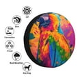 thumbnail image 2 of Kdxio Colorful Parrot Jungle Dream A for Tire Cover Wheel Protectors Tyre Covers Weatherproof Wheel Covers Universal Fit for Trailer Rv SUV Truck Camper Travel Trailers 17 inch, 2 of 5