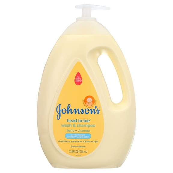 Johnson�s Head-To-Toe Wash & Shampoo, 33.8 Fl. Oz (1000 mL)