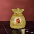 thumbnail image 4 of Florero Chino Baoblaze Bolsa de Diner Fortuna Alcancía para Decoración Del Hogar Resina, 4 of 8