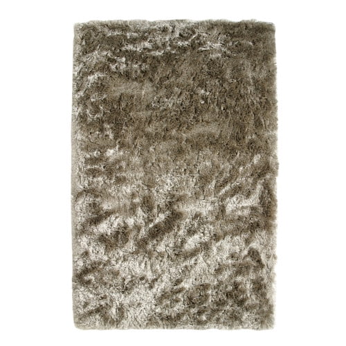 Dynamic Rugs Shag Contemporary Area Rug Taupe 10X14