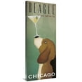 thumbnail image 1 of Global Gallery's 'Beagle Martini' By Ryan Fowler Stretched Canvas Wall Art, 1 of 4