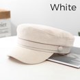 thumbnail image 1 of Boinas para mujer, sombrero de sol, boina azul marino, sombreros Retro octogonales casuales, gorra con visera, enviar novia, moda de primavera y verano Fivean unisex, 1 of 2
