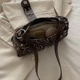 thumbnail image 6 of SPEKSEE Women Y2K Buckle Underarm Shoulder Bag, Vintage PU Leather Baguette Handbag, Versatile Crossbody Hobo Bag for Daily Streetwear Commuting, 6 of 8