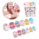 thumbnail image 2 of 22 Prensa de conejo en uñas para niños, envolturas de uñas de Pascua autoadhesivas, cubierta completa, 2 of 5