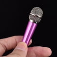 thumbnail image 2 of pitrice Handheld Mic Portable Mini 3.5mm Stereo Studio Speech Mic Smart Mobile Phone Desktop Audio Microphone,White, 2 of 9