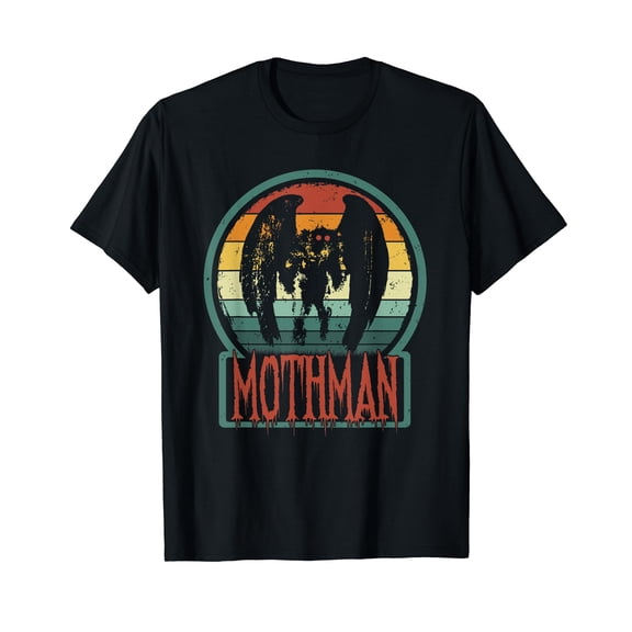 Mothman Point Pleasant Retro Vintage Cryptid T-Shirt