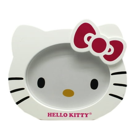 Sanrio's Hello Kitty Face Pink Bow Picture Frame (4x5in)