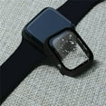thumbnail image 3 of SOLOLUP (1Pack/3pack) Tempered Glass Hard Case for Apple Watch Case 45mm 44mm 38mm 42mm 41mm 40mm PC Shockproof Full Protective Bumper Case Face Cover Accessories for iWatch Series 8 7 SE 6 5 4 3 2 1, 3 of 6