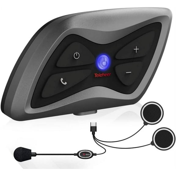 Waterproof 1500M Distance 5.1 Bluetooth Intercom for Motorcycle Helmet