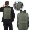 thumbnail image 3 of Travel Backpack Black Large Capacity with Laptop Compartment Compression System Password Lock Hidden Pocket for Man Teacher Airplane Road Trips, 3 of 5