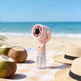 thumbnail image 6 of Portable 2-in-1 Handheld Fan with Spray Function, Rechargeable 500mAh, USB Cooling Fan, Misting Fan for Office, Travel, Outdoor Use, Adjustable Speeds, Personal Fan for Hot Weather, 6 of 6
