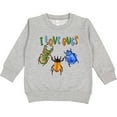 thumbnail image 2 of Inktastic I Love Bugs Toddler Sweatshirt, 2 of 4