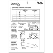 Burda Style Sewing Pattern 5676 -Home Decor, One Size
