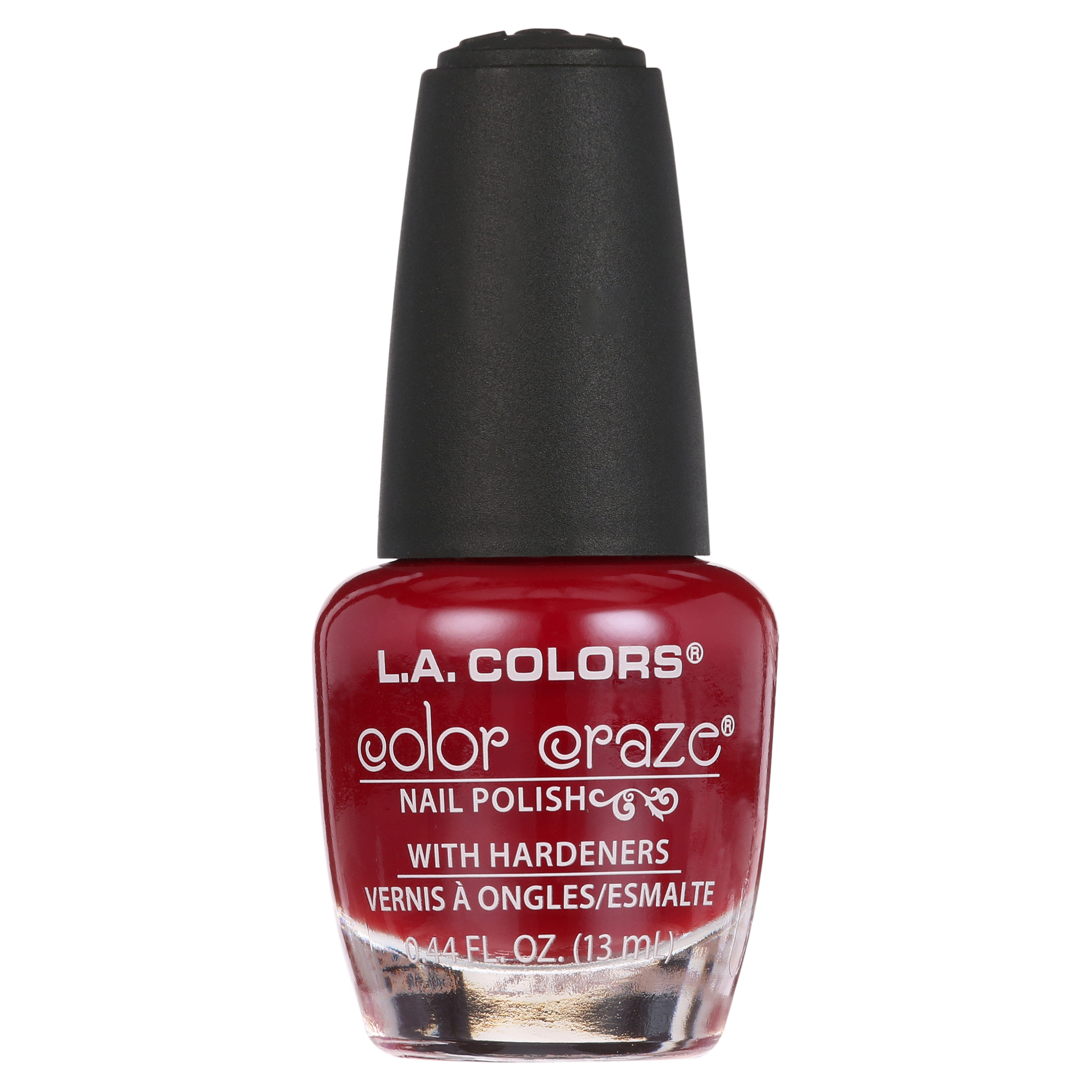 L.A. COLORS Color Craze Nail Polish, Hot Blooded, 0.44 fl oz - image 4 of 8