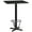 Black, variant on Flash Furniture 30'' Square Mahogany Laminate Table Top with 22'' x 22'' Bar Height Table Base and Foot Ring