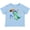 AE-Light Blue, variant on Inktastic Tyrannosaurus Rex Vs. Meteor Fun Space Dinosaur Boys or Girls Baby T-Shirt