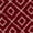 Burgundy Red, variant on Unique Loom Trellis Shag Collection Area Rug - Ruth (6' Square Light Brown/Ivory)