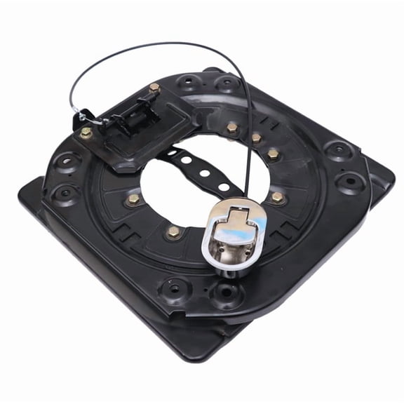 Heavy Duty 360° Rotating Seat Base with Switch, 3.0mm Steel Swivel Plate for RVs, Campervans and Travel Vans