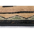 thumbnail image 5 of Handcraft Rugs Cabin Rug  Lodge, Cabin Nature and Animals Area Rug  Modern Geometric Design Cabin Area Rug  Abstract, Brown/Green/RedBear/Fish/Footprint 5x7 feet, 5 of 9