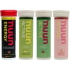 NUUN Hydration New Mixed 4 New Flavors for Electrolyte Hydration Tablets (Cherry Limeade - Active Watermelon - Active Lemon Lime - Active Strawberry Lemonade)