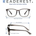 thumbnail image 6 of Readerest Blue Light Blocking Reading Glasses Charcoal 175 Magnification, 6 of 6