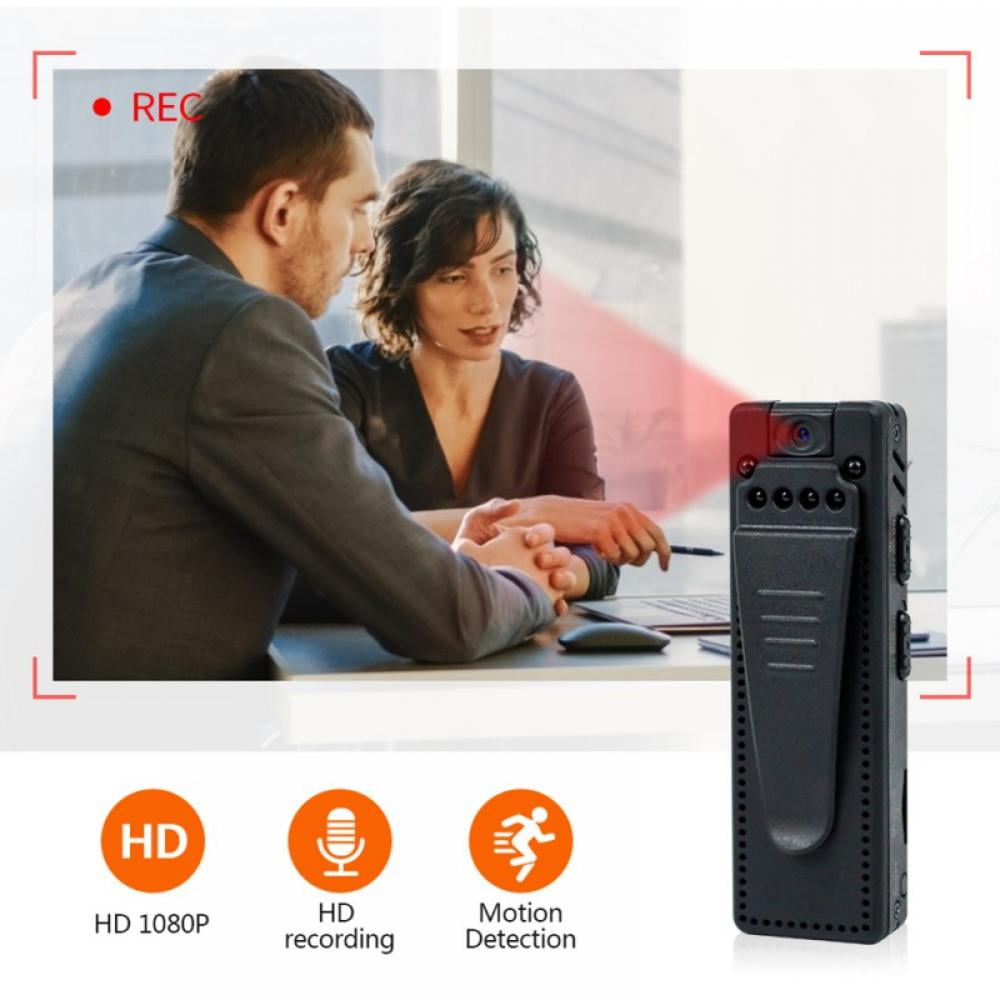 Mini enregistreur audio vidéo sans fil portable, petites caméras de sécurité, Dispositif d'enregistrement vocal numérique, Cames corporelles portables pour civils