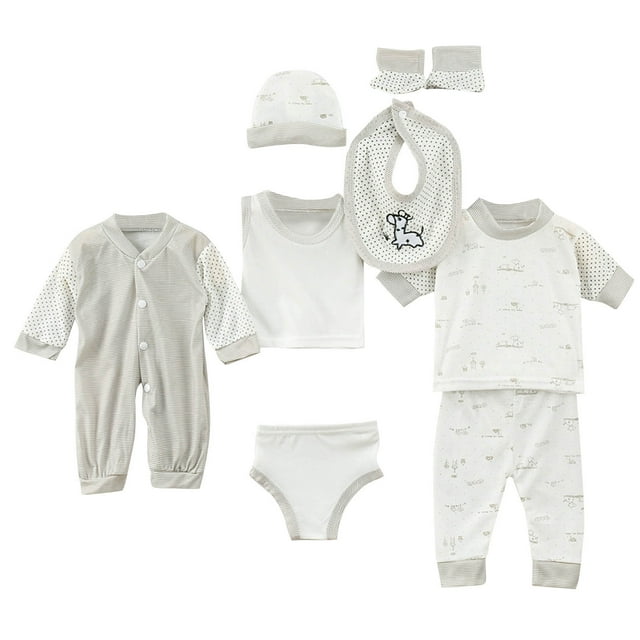 New Born Clothes Gift Set Unisex Baby Outfit and Accessories Newborn Essentials