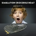 thumbnail image 3 of RC Boat for Kids Adult Simulation Crocodile Head Electric Racing Boat 10KM/H High Speed 2, 3 of 8