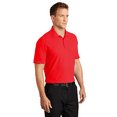 thumbnail image 2 of Zfeel Men’s Dry Fit Performance Polo Shirt, Pure Polyester Moisture Wicking Casual Polo Shirt, Red, S, 2 of 5