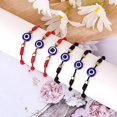 thumbnail image 4 of 6 pcs Fait à la Main Mal Oeil Réglable Oeil Bracelet en Nylon 7 Noeuds de Protection Bracelet Chanceux, 4 of 5