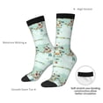 thumbnail image 4 of KLL World Travel Map Print Cool Socks Men's Women's Crew Socks Funny Crazy Novelty Stockings, 4 of 6
