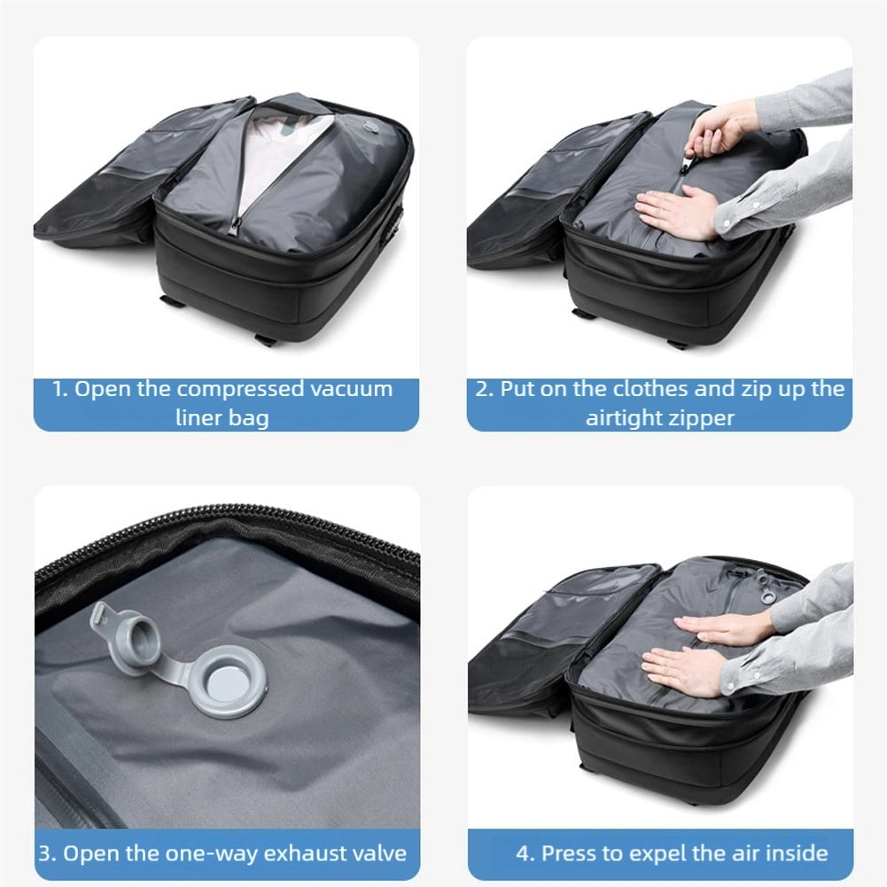Onepackusa Backpack, Compression Travel Backpack, Multi-Layer Storage, Waterproof Design, Wet & Dry Separation And Anti-Theft Combination Lock, Large Capacity Backpack For Business Trips