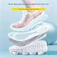 thumbnail image 5 of 2 Pairs Insoles for Women Man, Trimmable Shoe Inserts,  Fit US Men 6.5-12 / Women 7.5-13, Breathable Massage Cushioning Insoles, 5 of 8