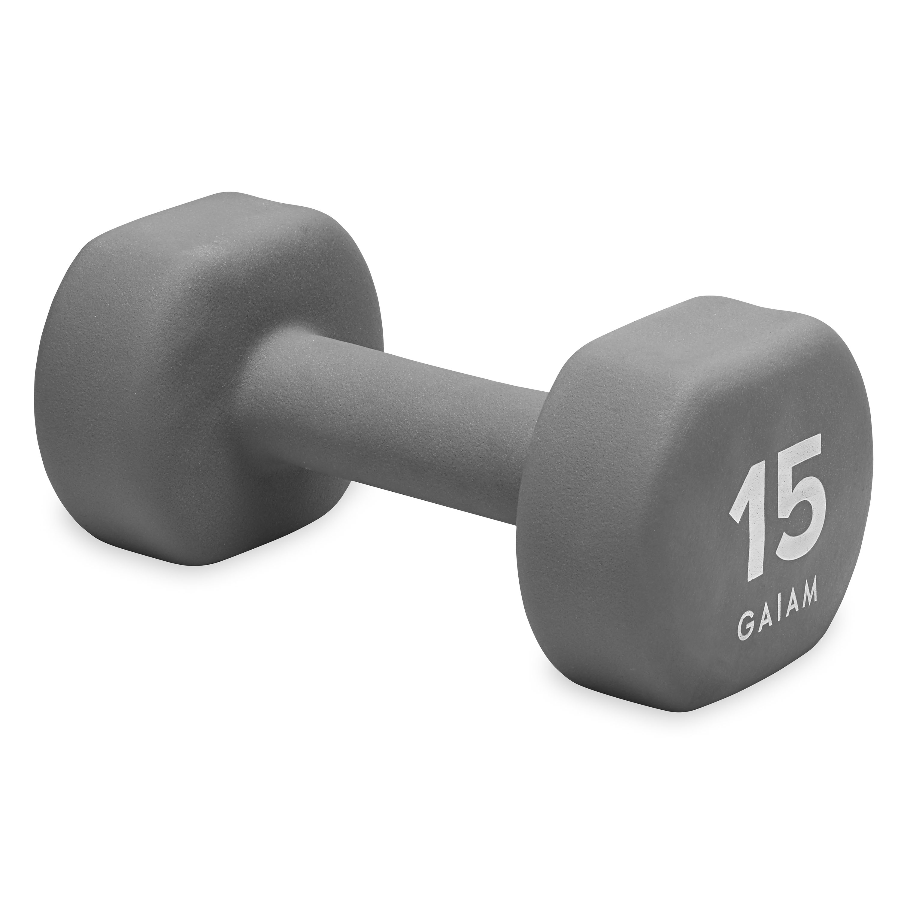 Gaiam Neoprene Hand Weight, 15lb