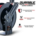 thumbnail image 5 of ReelWorks Industrial Retractable Air Hose Reel - 3/8" x  50'FT, 1/4" MNPT, 5 of 5