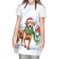thumbnail image 2 of Hello Winter Rhodesian Ridgeback Frosty Morning Walk Welcome Snowy Christmas Apron Ridgebacks Dog Lover Gifts for Cooking Grilling Baking Painting Gardening - 02018, 2 of 5