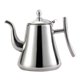 thumbnail image 1 of Teapot with Filter 201 Stainless Steel Thickened Gooseneck Pour Over Coffee Kettle for Home Kitchen 2.4L, 1 of 5
