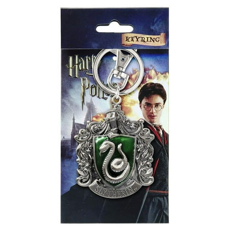 - Slytherin School Crest Pewter Keychain, Metal By Harry Potter