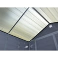 thumbnail image 6 of Palram - Canopia SkyLight 6' x 12' Polycarbonate/Aluminum Storage Shed - Gray, 6 of 7