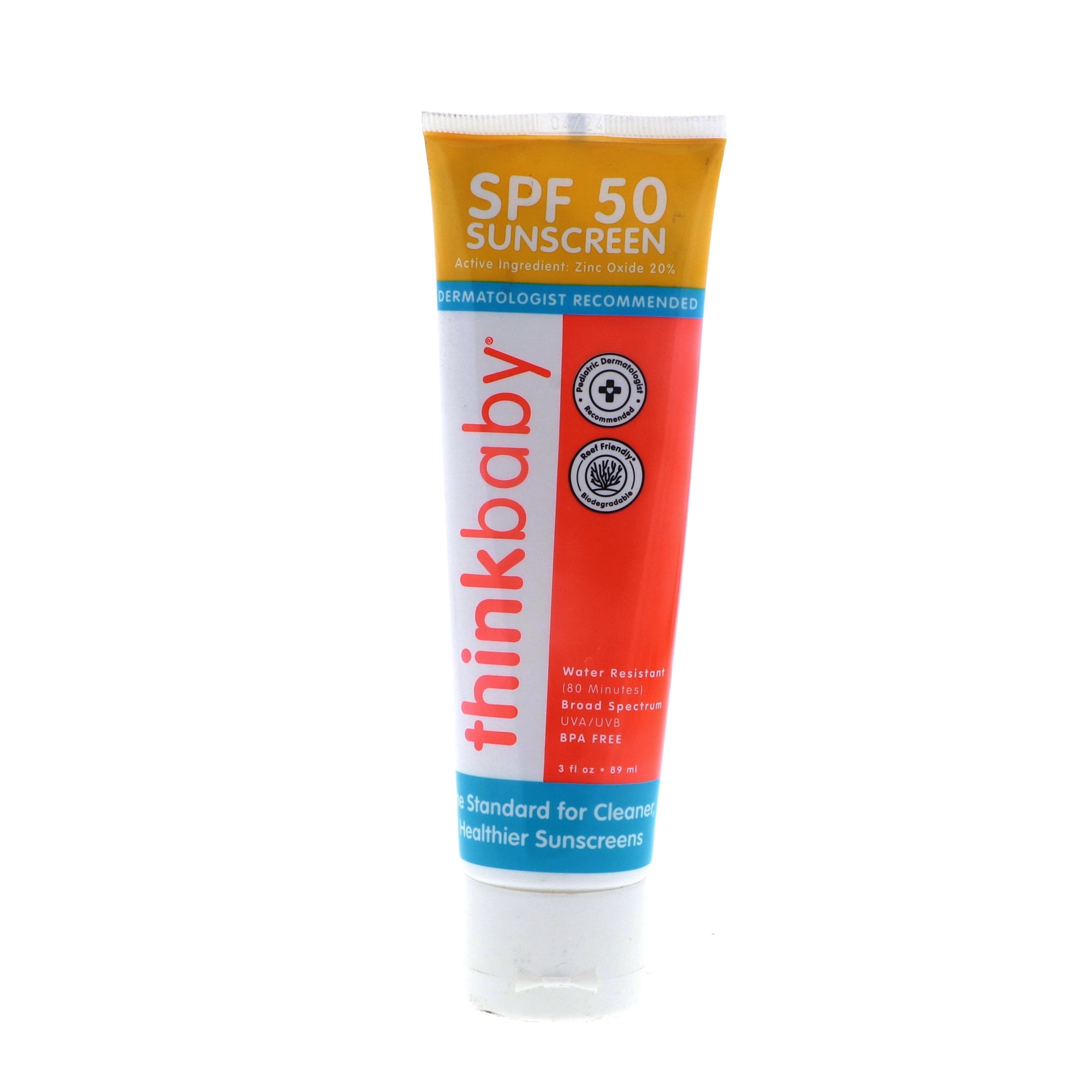 Think Thinkbaby SPF50+ Sunscreen, 3 oz