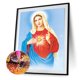 thumbnail image 1 of Cuadros Decorativos Kits de pintura de diamantes 5D DIYarte de decoración de pared de taladro redondo completo de Jesús (yz7204) Ehuebsd embutido en tela, 1 of 1