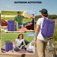 thumbnail image 3 of Psychedelic Trippy Style Cooler Backpack - 20L Leakproof Insulated Backpack with Abstract Geometric Pattern for Beach & Outdoor, 3 of 6
